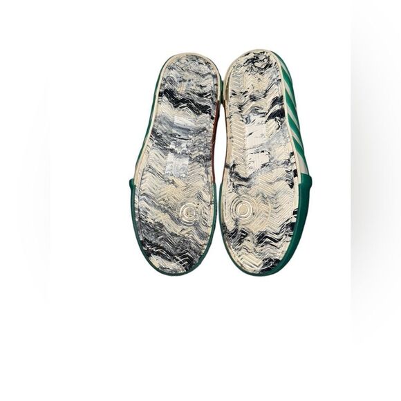 EUC IN BOX OFF WHITE Vulcanized canvas white & green Low White sneakers sz 38 - Picture 10 of 12